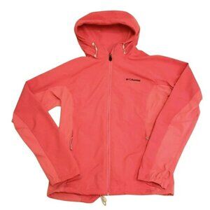 Columbia Titanium Windbreaker Jacket All-Weather Zip Up Pink Women's Medium M